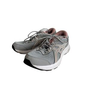 Asics Gel-Contend 8 Running Shoes Cushioned‎ Athletic Gray Pink Women's
